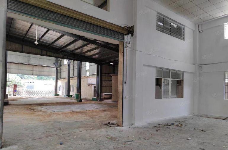 横沥镇三江工业区独院单一层砖墙到顶滴水9米钢构厂房低价招租