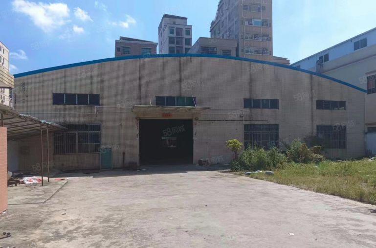 横沥镇砖墙到顶单一层1200平方，小独院厂房出租，空地大