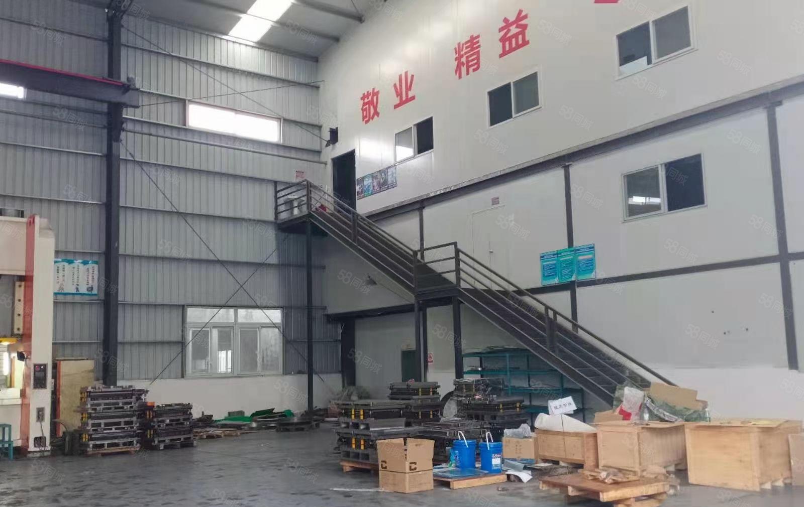 横沥单一层独院厂房出租独立办公楼现成航车滴水9米高带办公室