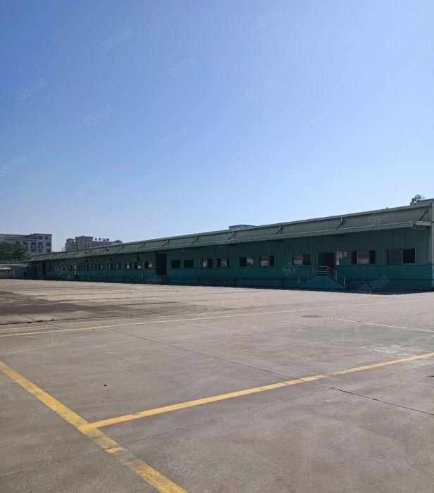 仓库出租 沙田镇独院双边高台仓库出租，空地1万平方，证件齐全