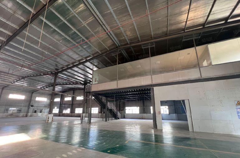 桥头新出独栋单一层，滴水8米，带消防喷淋现成装修，价格便宜！