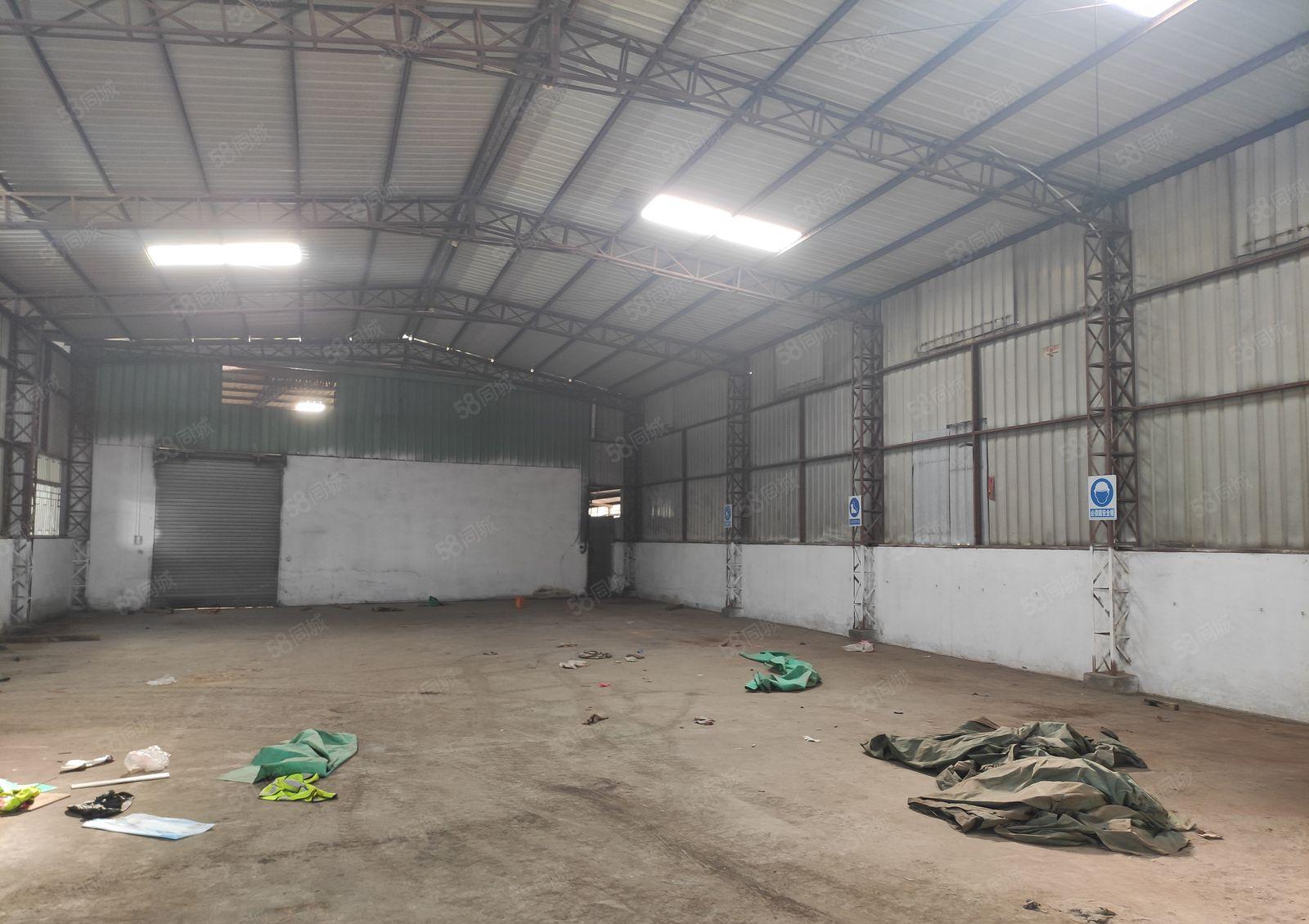 桥头镇新出个人面积单一层钢构厂房650平方，办公宿舍水电齐全