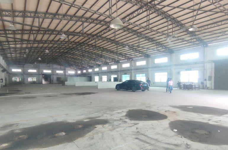 道滘原房东独栋单一层砖墙到顶厂房出租2000平方面积大小可分