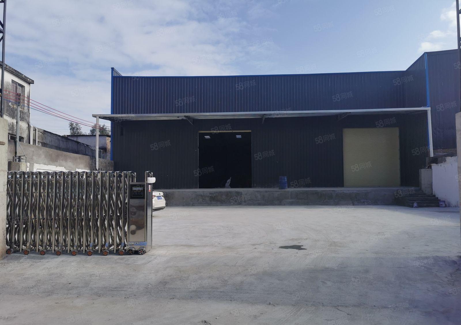 茶山京山附近全新小独院单一层厂房1600，带卸货平台