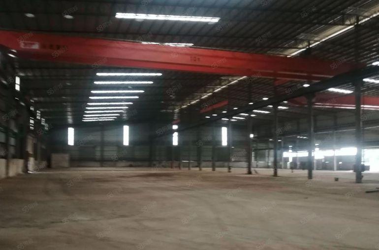 中堂9000平方原房东独门独院带两部10吨航车钢结构厂房招租
