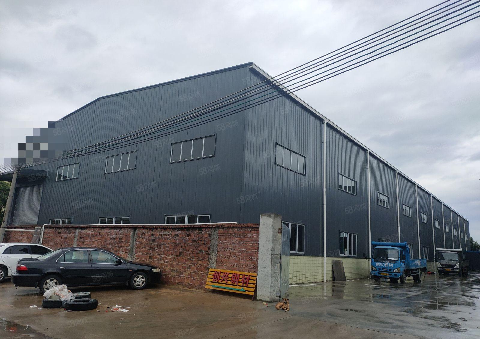 中堂镇钢材市场旁带10吨行车钢结构厂房2000方出租