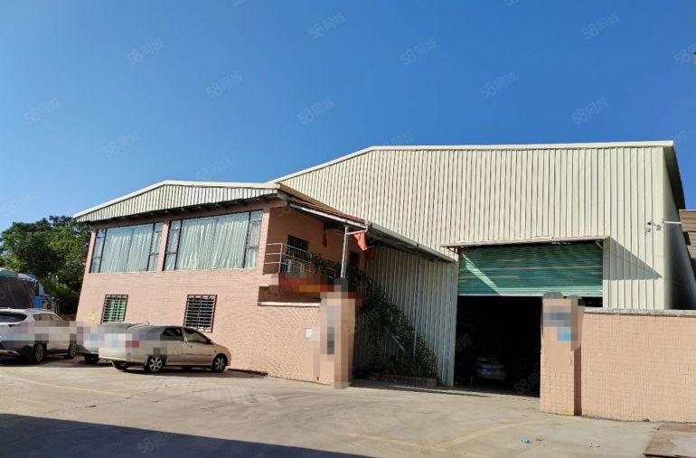 中堂镇原房东独院单一层厂房出租2000平方，8米高，带牛角