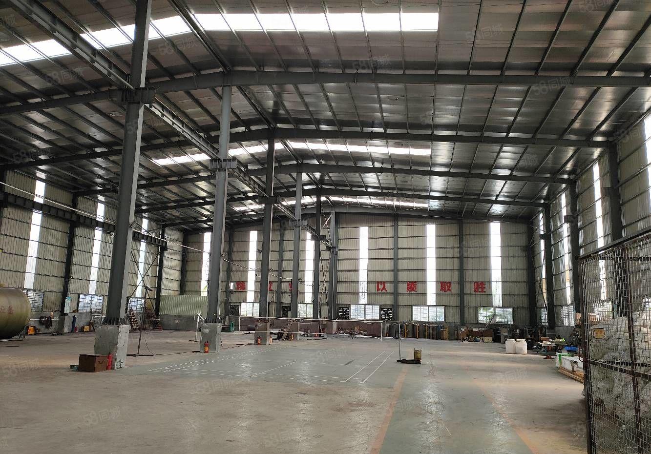 中堂镇钢材市场旁带10吨行车钢结构厂房2000方出租