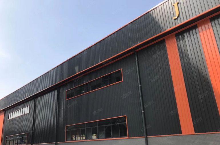 高埗工业园单一层钢构厂房出租，可办环评现成办公室装修高12米