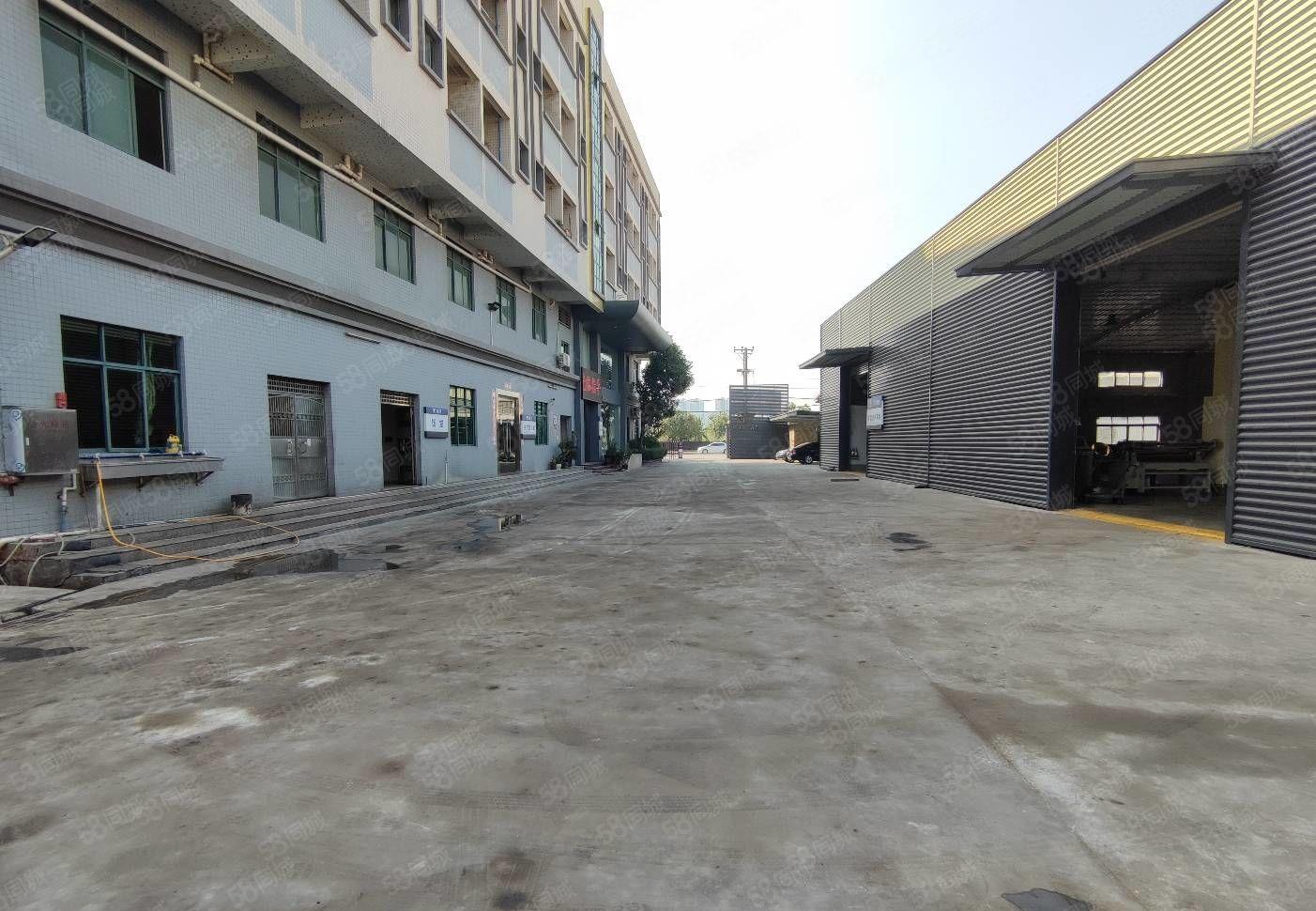 高埗镇省道边独门独院单一层钢构厂房低价出租，大小可分可办环评