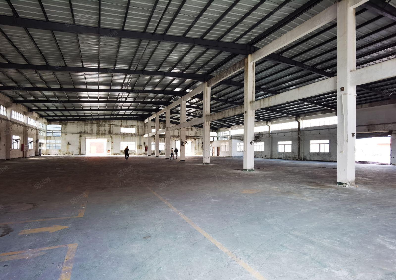 1000平方起租！高埗独院钢构厂房出租3万平方空地大可架航车