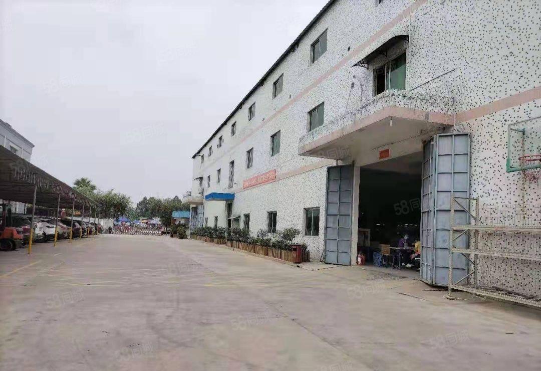 高埗镇空出环城路外40000平滴水10米单一层挨厂房出租可分