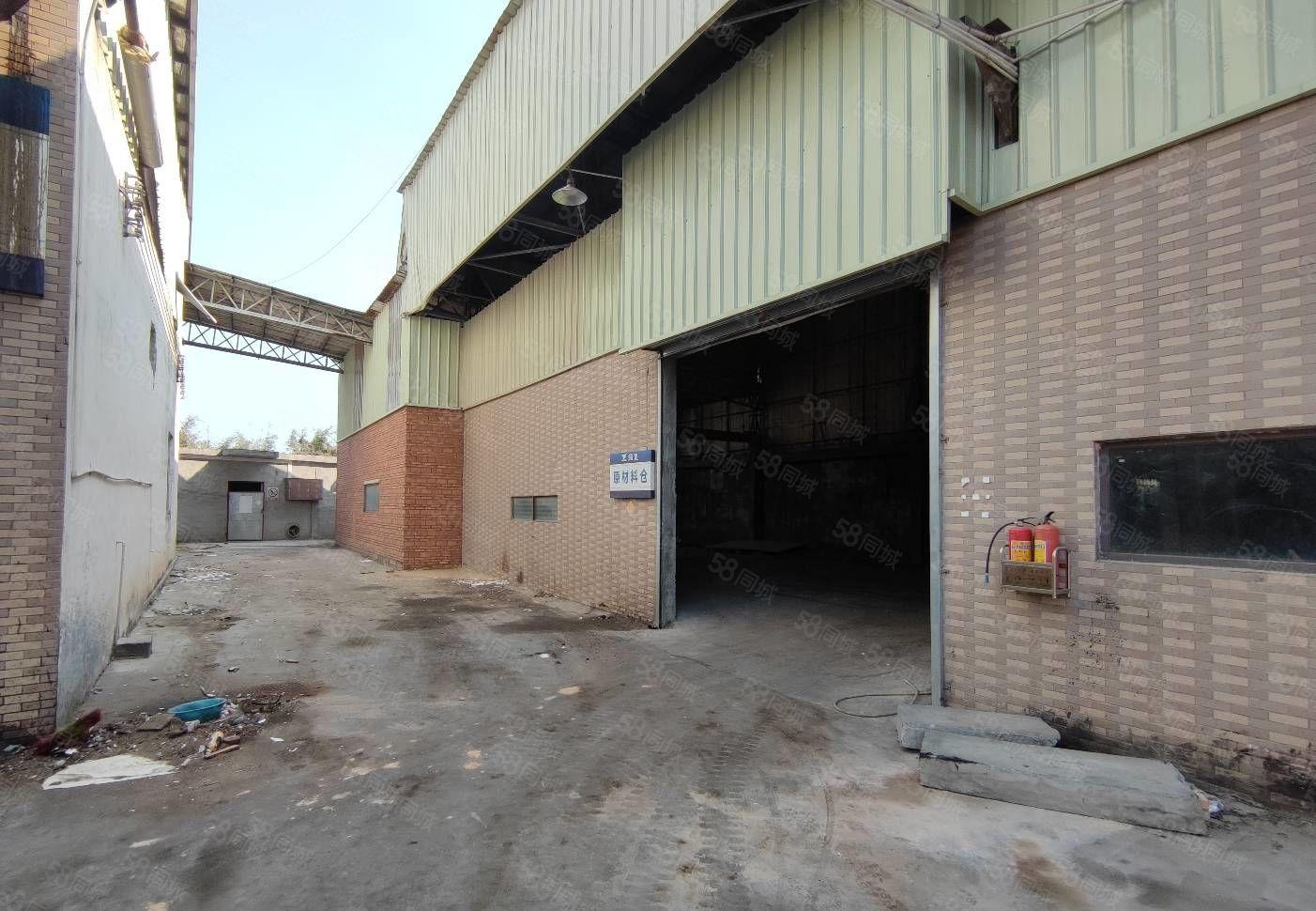 高埗镇省道边独门独院单一层钢构厂房低价出租，大小可分可办环评