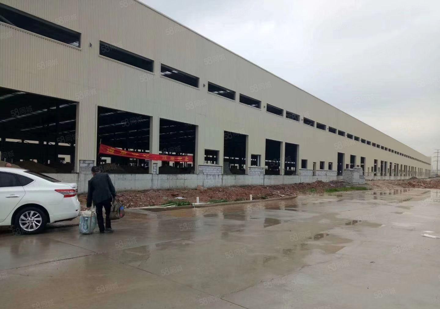 特价出租滴水13米高钢构厂房60000平带卸货平台 空地大