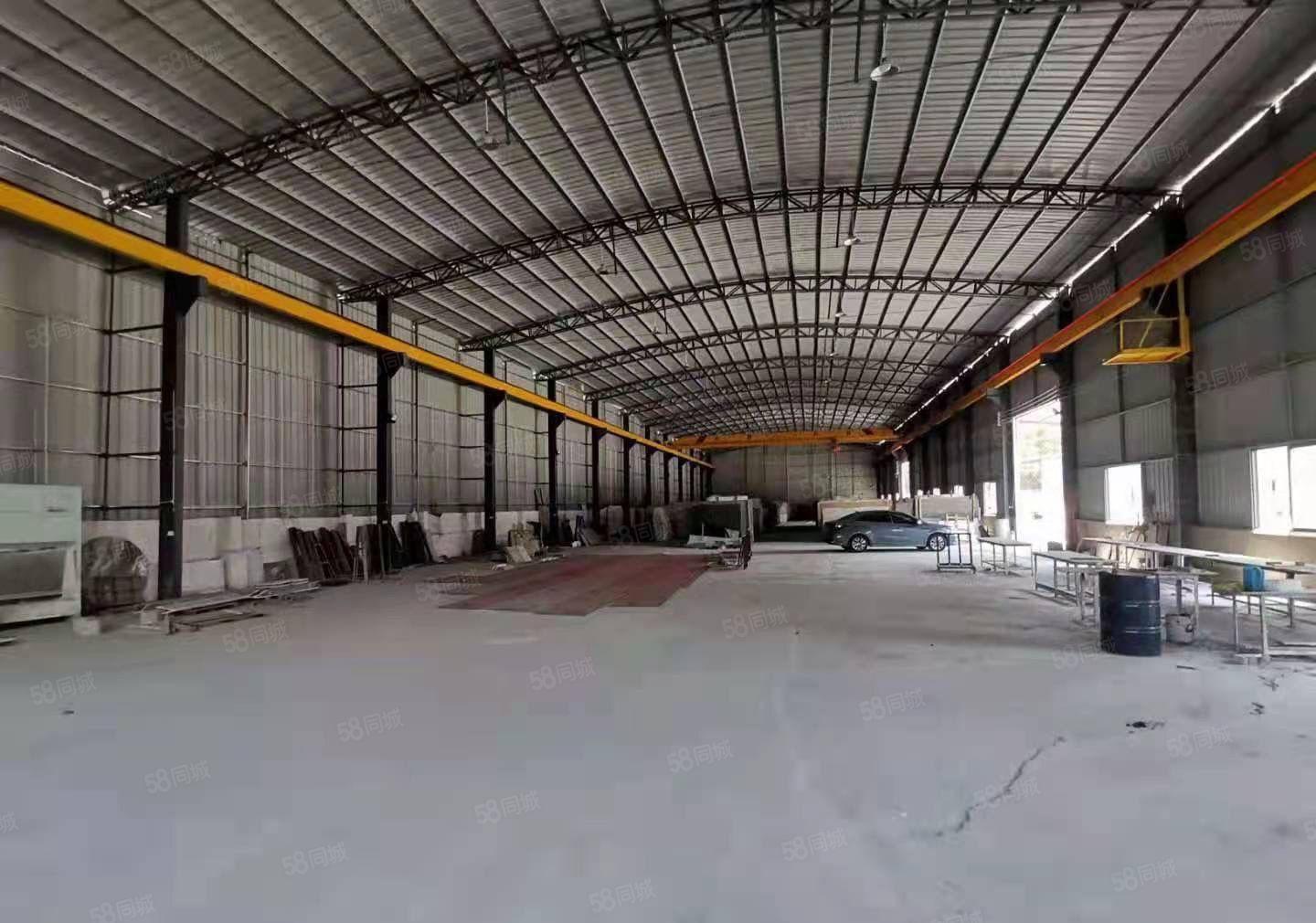 厂房带现成5吨行车，空地6000平，宿舍办公室1500平。