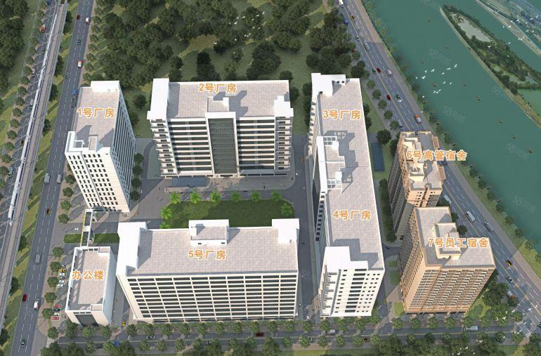 洪梅标杆新型产业园出租，地理位置优越，交通便利，生活配套齐全