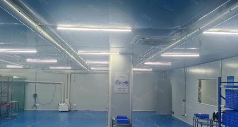 塘厦138工业区二楼无尘车间600平方米水电齐全全新空调