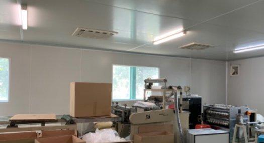 东莞东城区环城东路桑园段振兴东路1号华业科技2600㎡ 厂房租售层高4.8米 跨度35米 独院