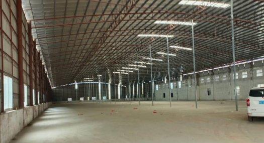 佛山禅城 10000㎡ 钢结构厂房租售层高8米 跨度12米 柱距12米 配电500KVA 独院天车10吨