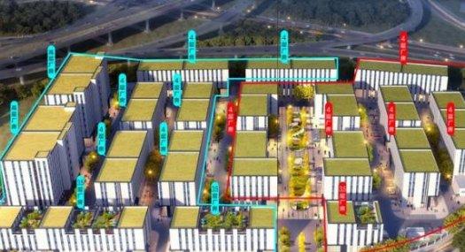 佛山南海 中南高科产业园2000㎡ 厂房租售层高8米 配电50KVA天车5吨 可环评