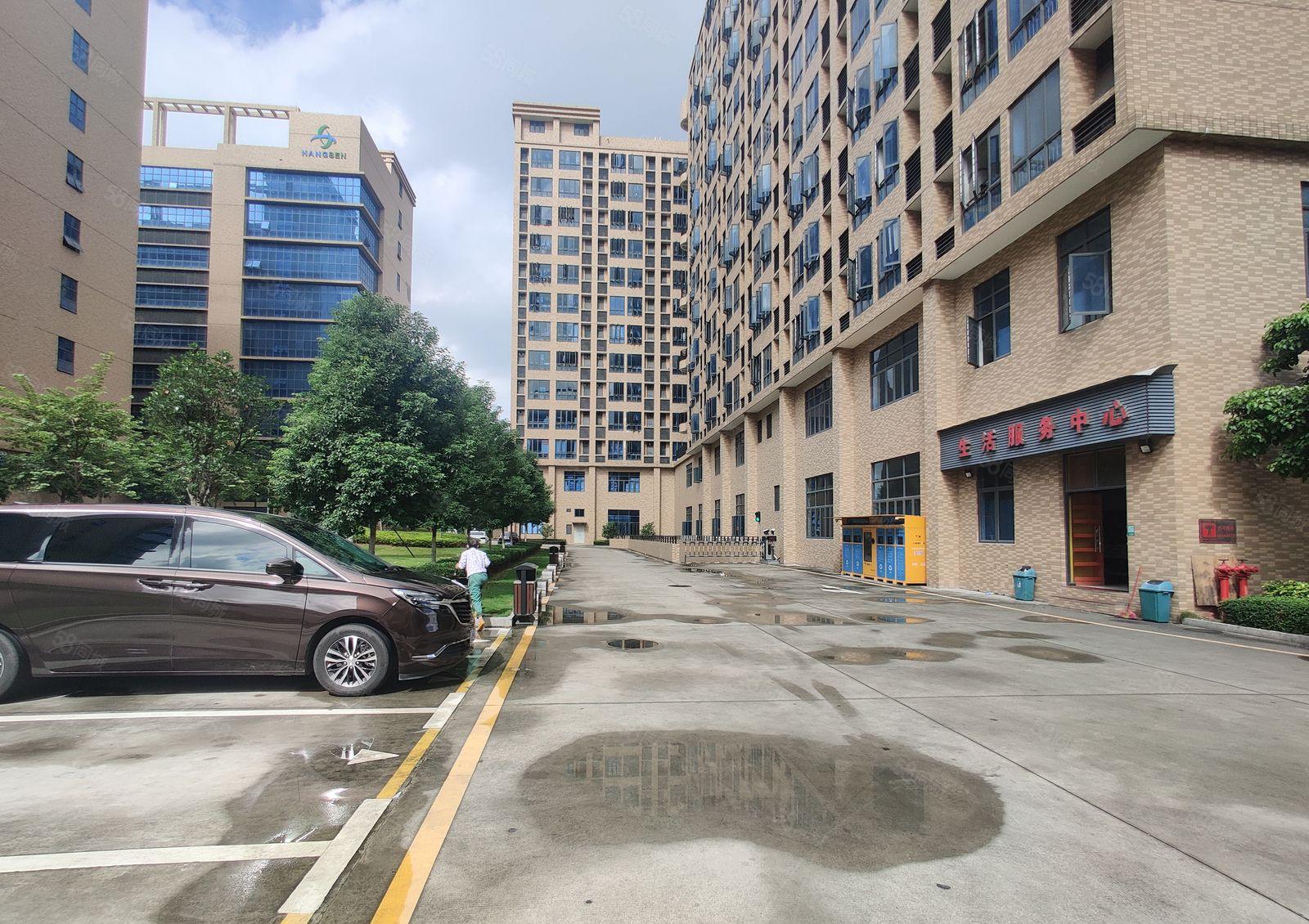 惠州水口花园式红本厂房精装修1200平方四部三吨电梯可办环评