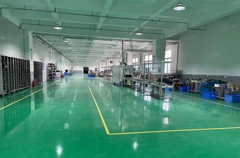 水口工业园楼上1700平方带装修厂房9元招租，搬进即用