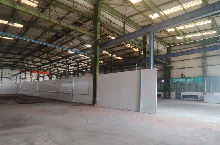 马安现成行车2650平滴水8米钢构厂房出租，可分租