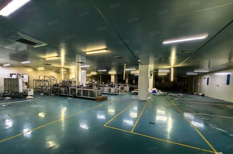 水口工业园单层9000平高标准无尘车间，证件齐全大小可分租