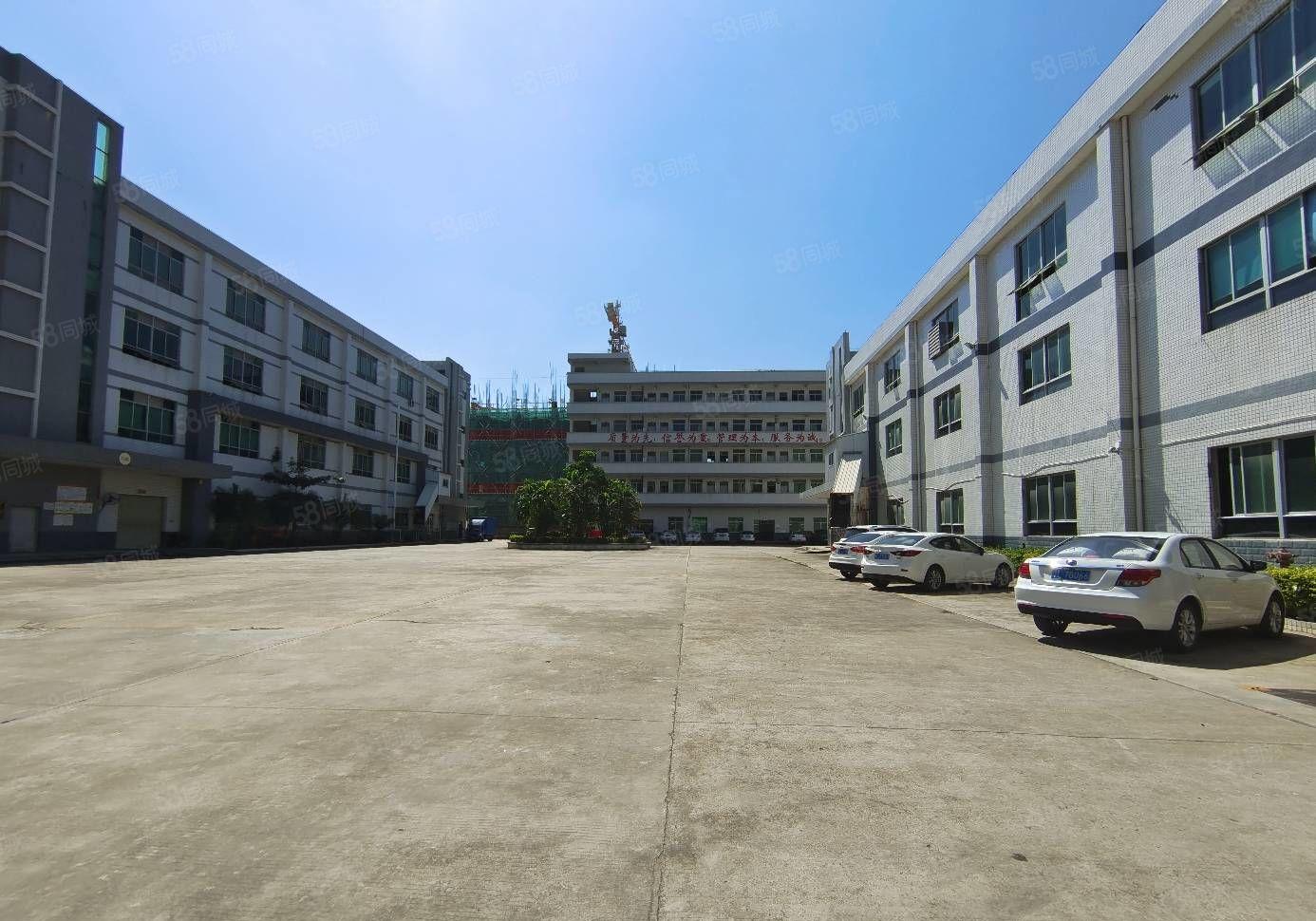 马安新乐工业区一楼标准厂房1750平方带装修出租，空地超大