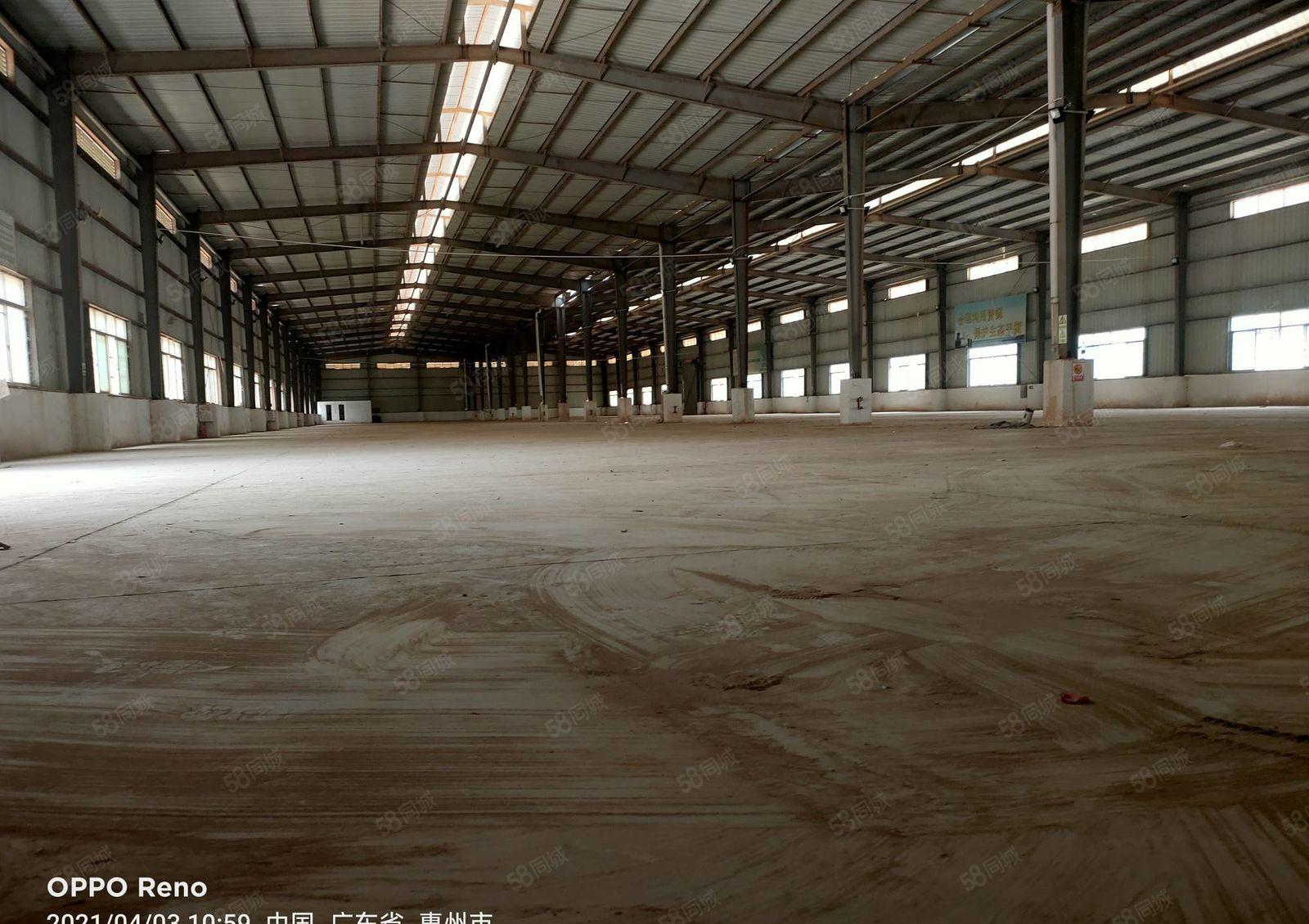 惠城区小金四角楼标准钢构3000厂房（1000平起分租）