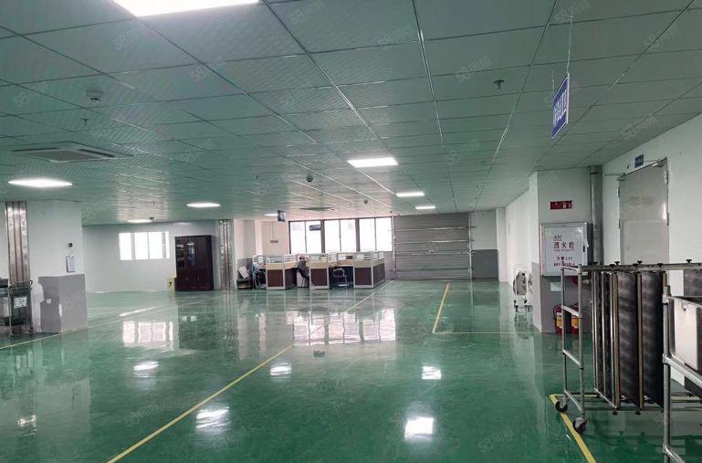 工业园楼上2100平方带装修厂房8元出租 适合电子 电商等行