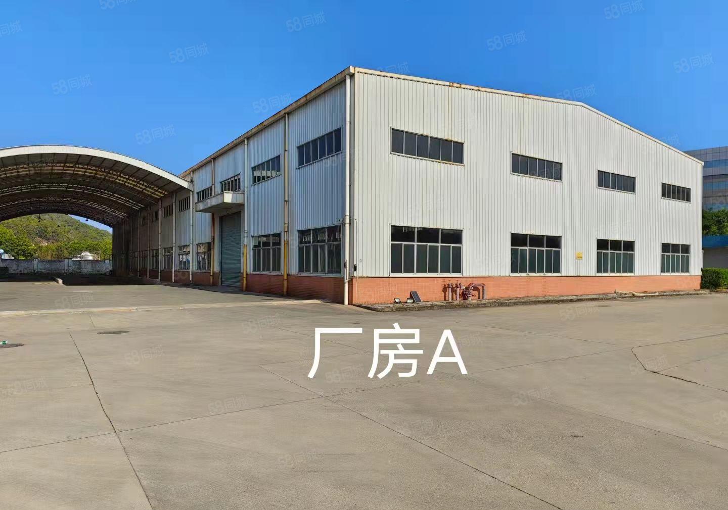 水口三栋花园式单一层2907平钢构厂房办公宿舍招租滴水9米