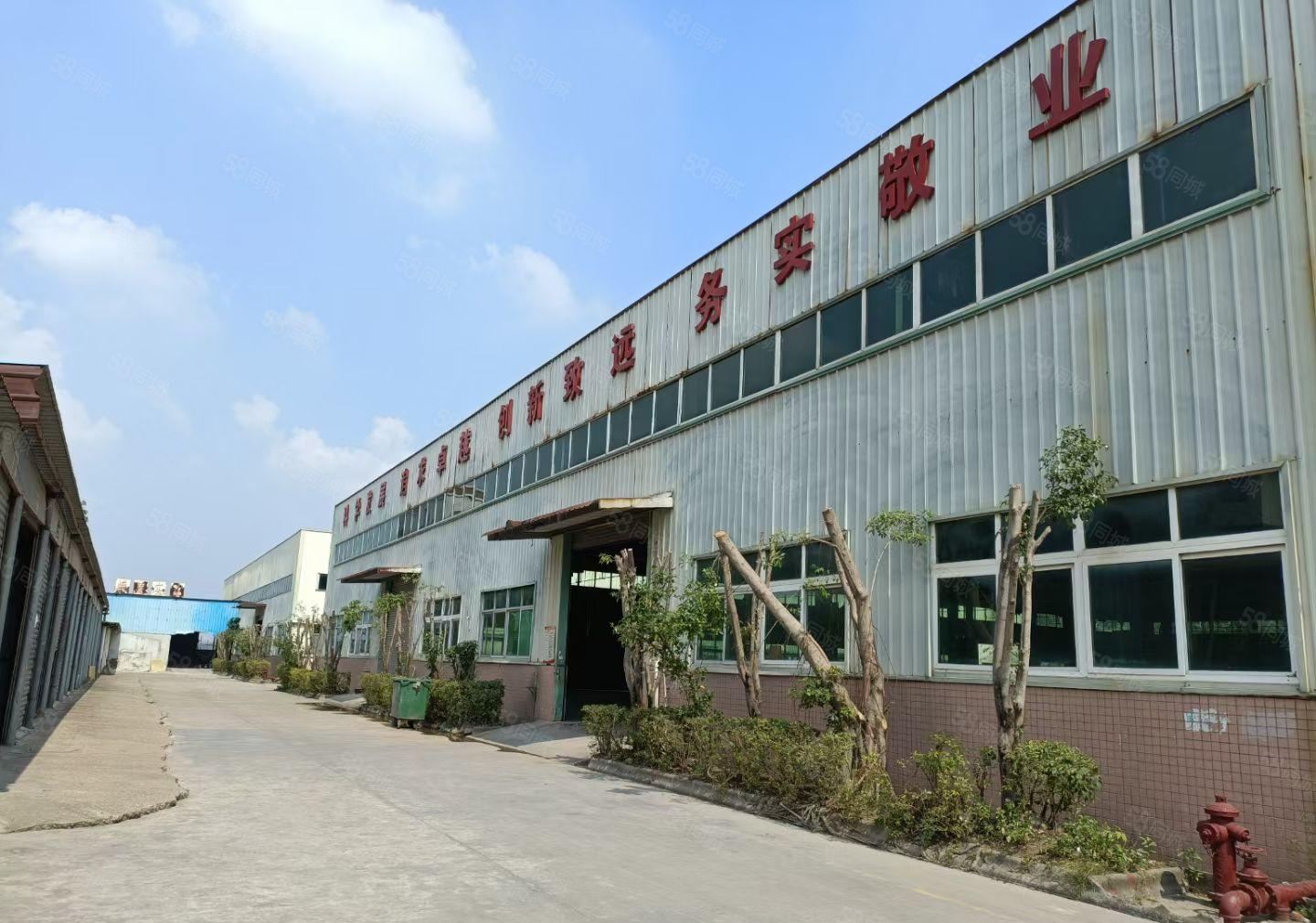 水口东江工业区6880平高度8米钢构厂房招租可分租