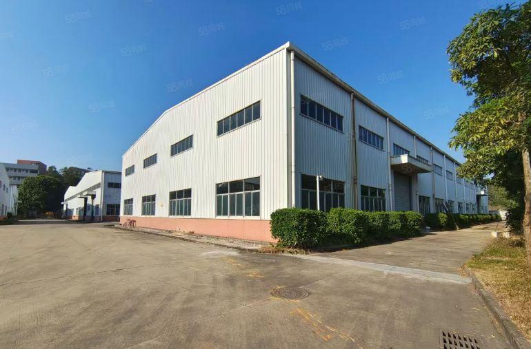 三栋镇市场旁 一楼钢构1200平滴水8米厂房仓库出租