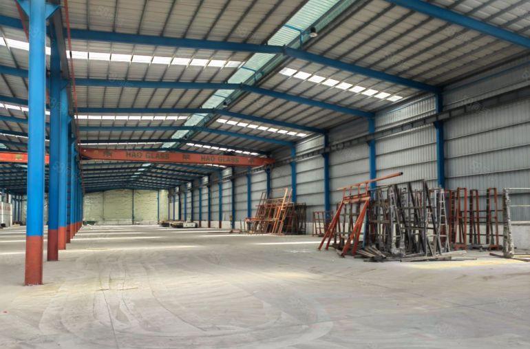 三栋镇数码园北区原房东独门独院1500平钢结构厂房出租