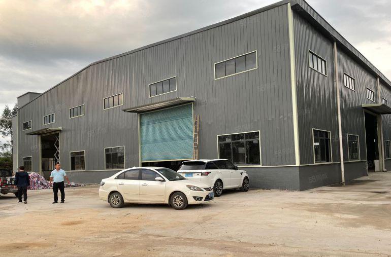 惠城区马安镇全新单一层钢构5万平方厂房出租9米高带牛角可分租