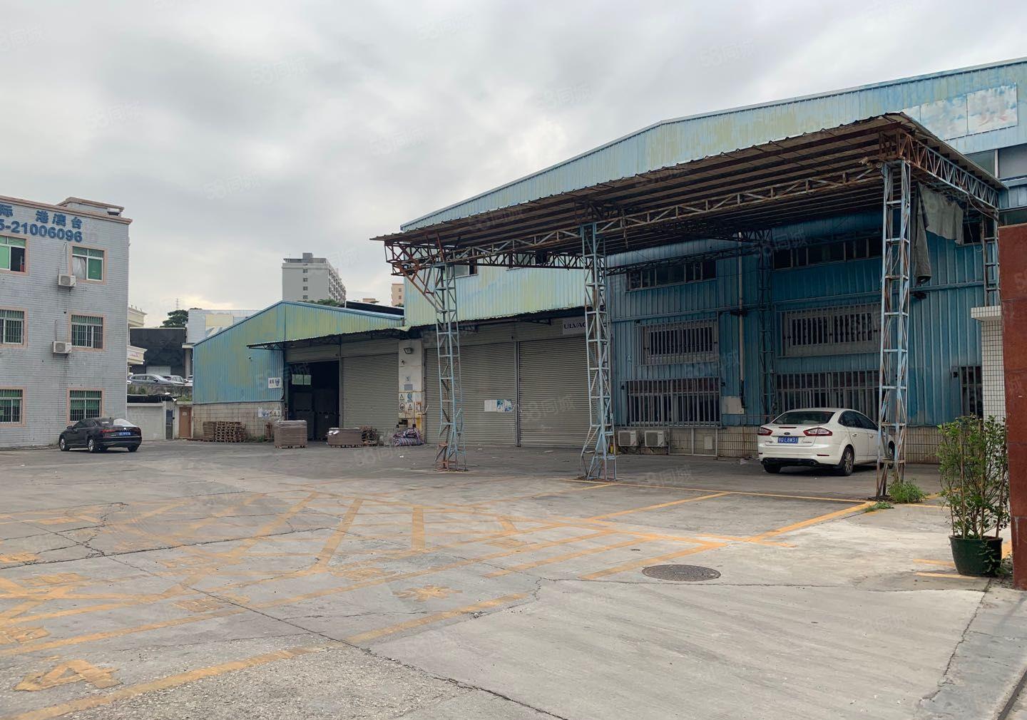 5百平起分租惠城水口谭屋工业区红本6800平钢构仓库厂房出租