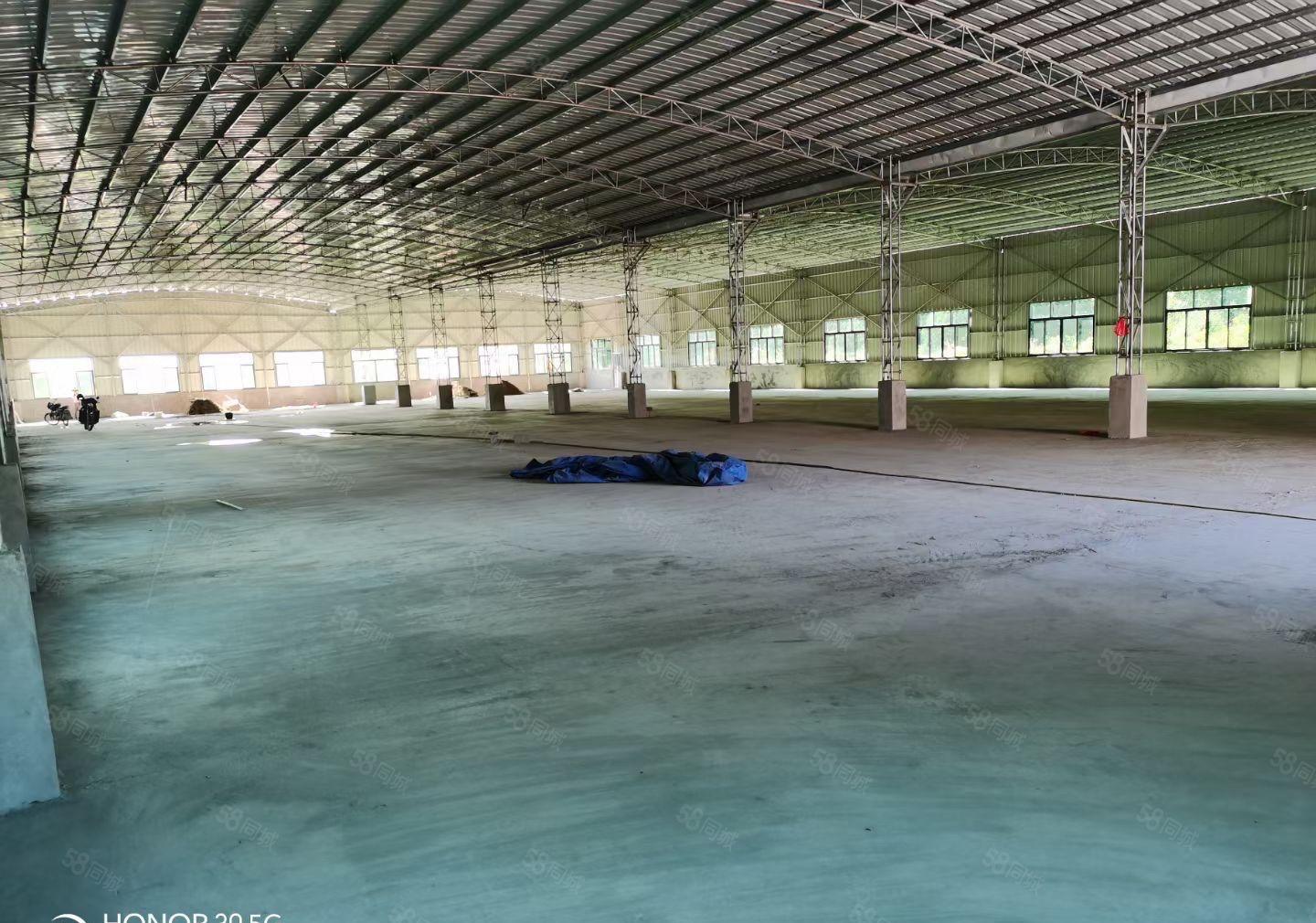 河南岸附近全新钢构厂房出租，可近大货车，交通便利，可分租