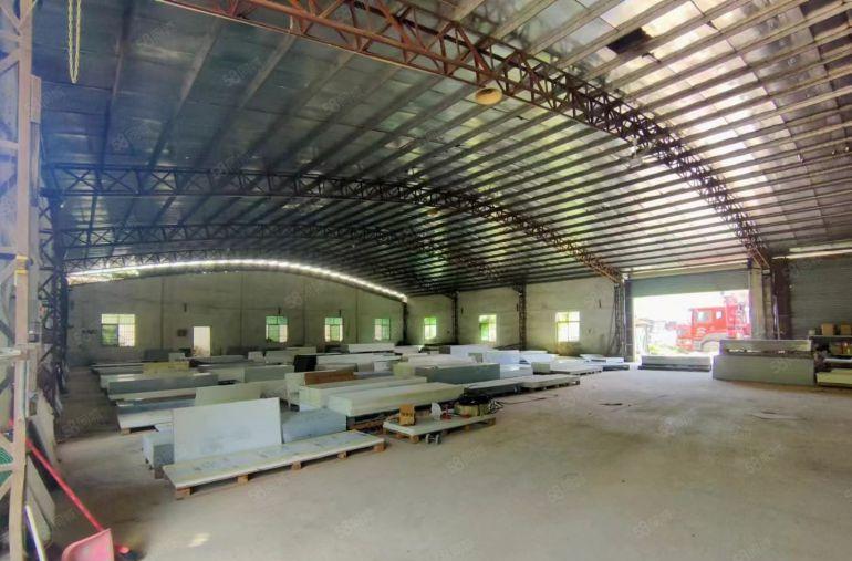 河南岸四环路附近一楼500平，可进17米挂车，有三厢电