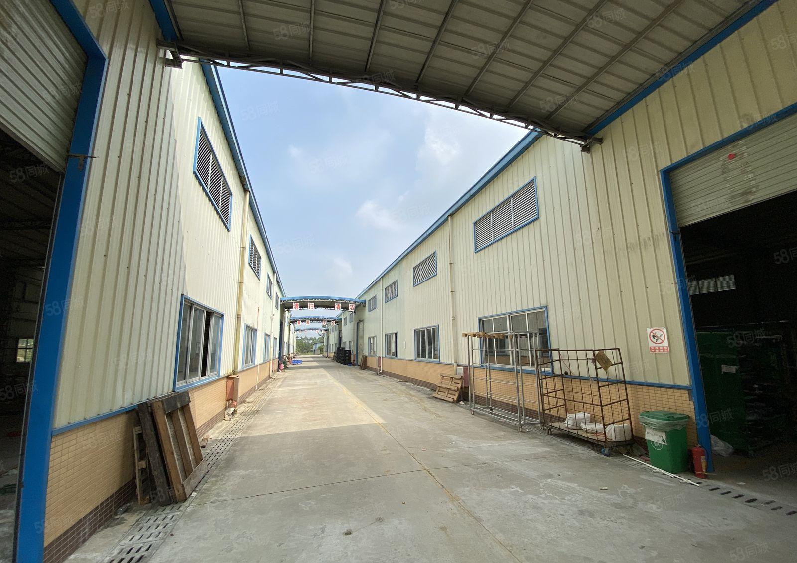 工业区附近带红本13米滴水钢构厂房 厂库低价出租