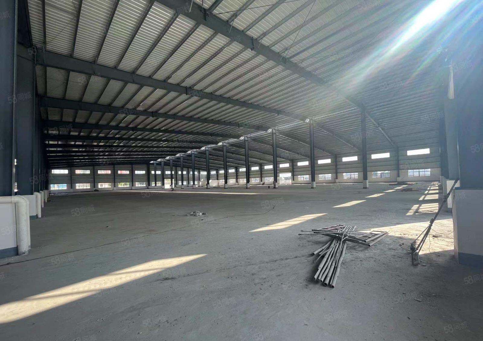 马安新乐12000平米全新单层滴水10米高钢构厂房出租