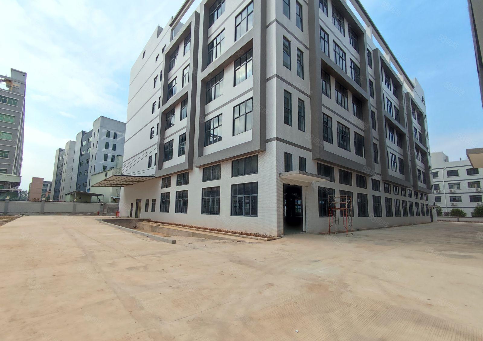 （原房东独栋无公摊带卸货平台）全新厂房出租，1至5层，招工好