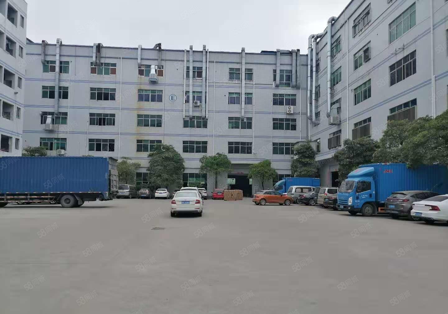 可分租新圩银岭工业园2000方带装修3楼厂房出租红本3吨货梯