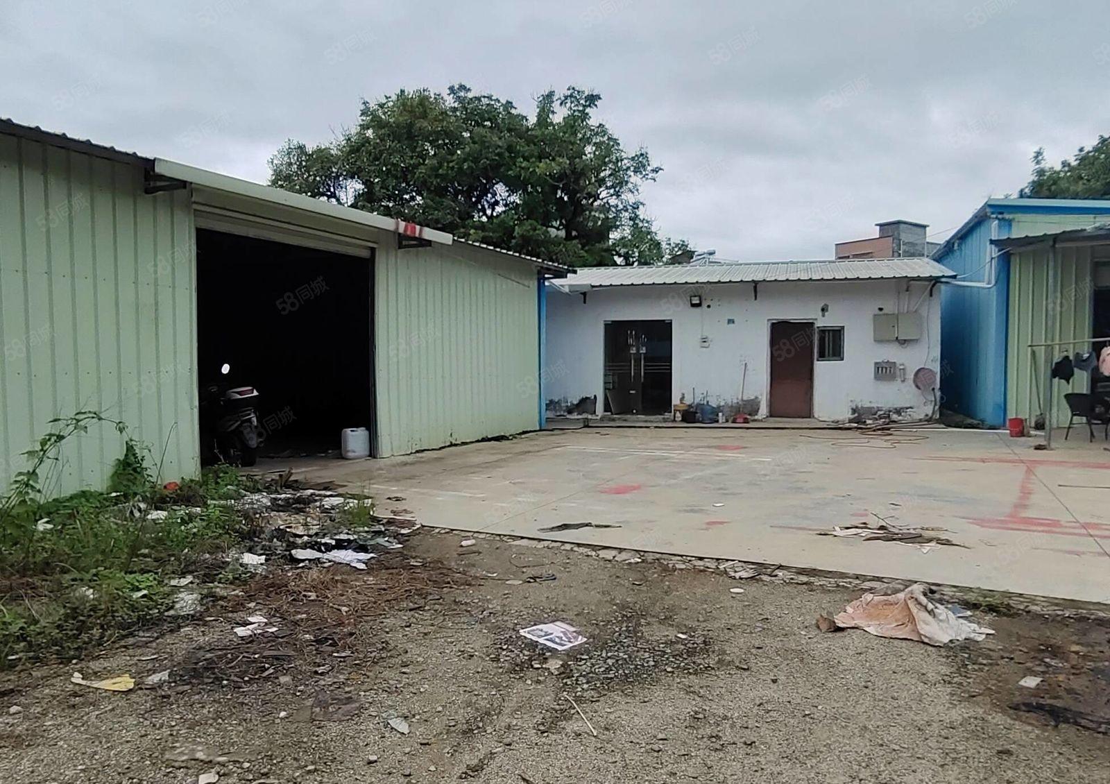 新圩500平小独院铁皮厂房出租