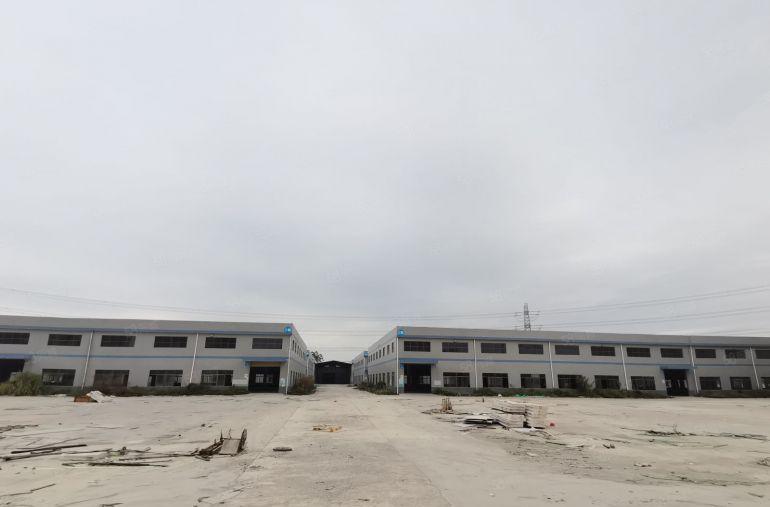 独门独院钢构厂房出租 可分租 15元 滴水9米高 空地2万平