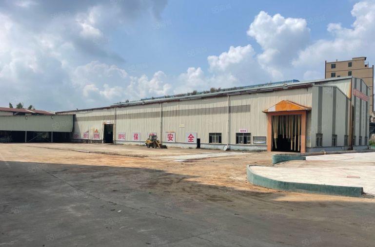 滴水9米！惠阳沙田5000平单一层钢构厂房仓库低价出租可分租