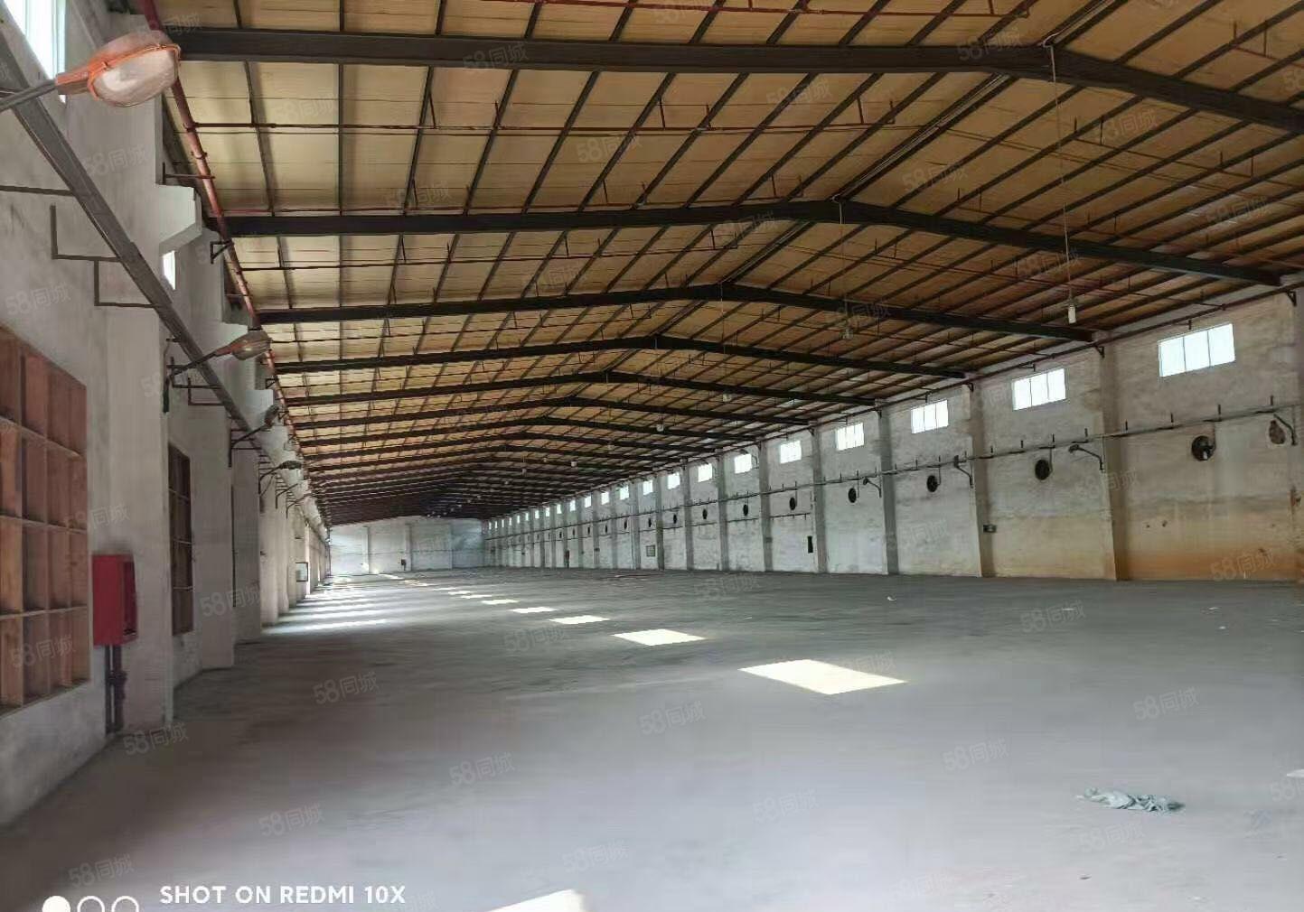 石湾一楼独院单一层钢构厂房出租15000平米大小可以分租
