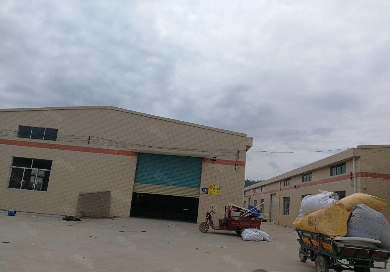 惠阳新圩原房东独院7米高钢构厂房2200平米出租