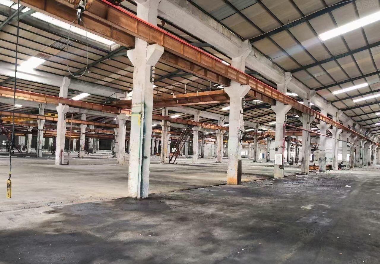 高速口砖墙到顶独院钢构重型工业厂房现成行车10吨空地大