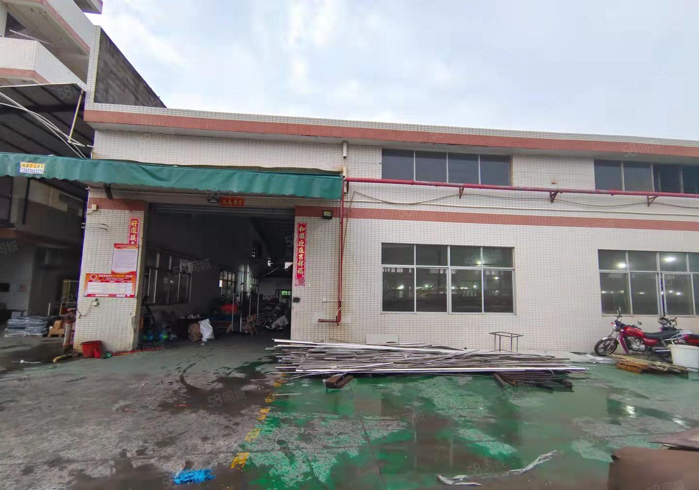 惠阳新圩塘吓独院砖墙到顶钢构厂房3500平出租500平起分。